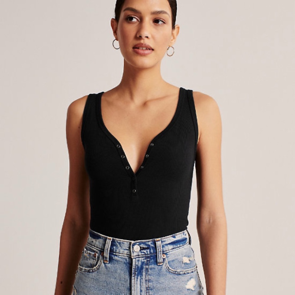Abercrombie and Fitch Henley Tank Top